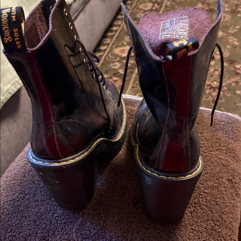 Dr. Martens Black Heeled Boots